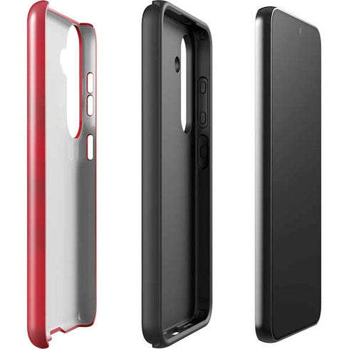 Denmark Soccer Flag Galaxy S25 Plus Impact Case